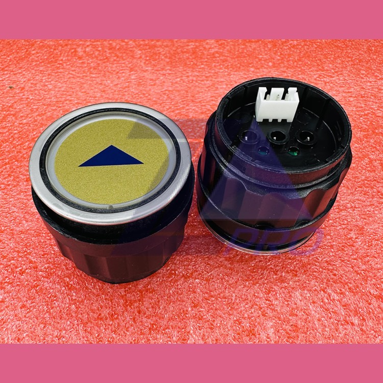 Кнопочный модуль "СТРЕЛКА" зеленая подсветка D2 Schindler