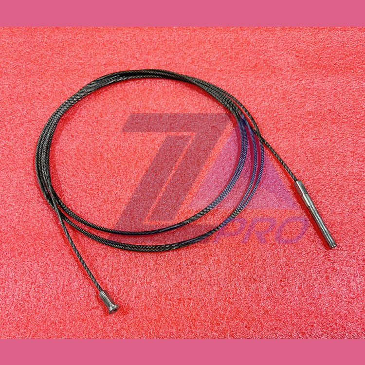 Тросик дверей кабины L=2413мм с наконечниками проем 700мм 0611Б.53.40.710-05 МЛЗ