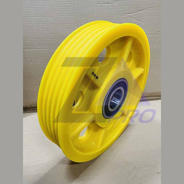 Отводной блок 400х5х10 (диаметр вала 60 мм; ширина 83 мм; полимерный) ZAA263S6 Otis