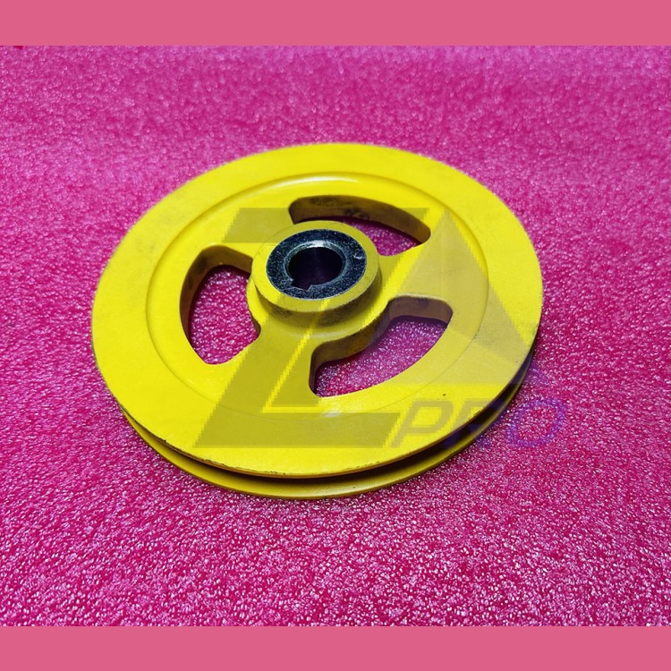 Шкив D=160мм d=17мм пластиковый привода дверей 0463Б.03.10.140-01 МЛЗ